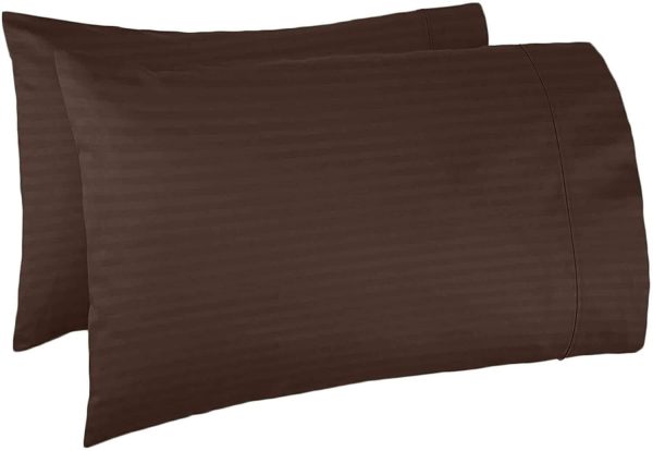 two coco brown pillowcases