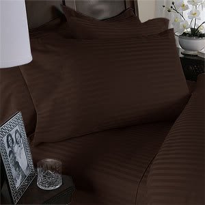 cocoa brown bed linen