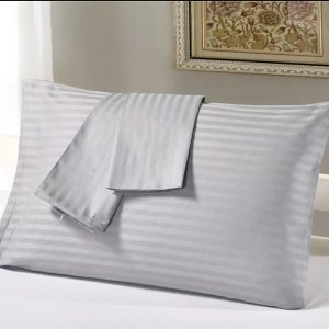 light grey pillowcase