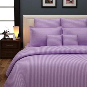 lilac bed linen