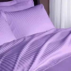 Lilac bed linen