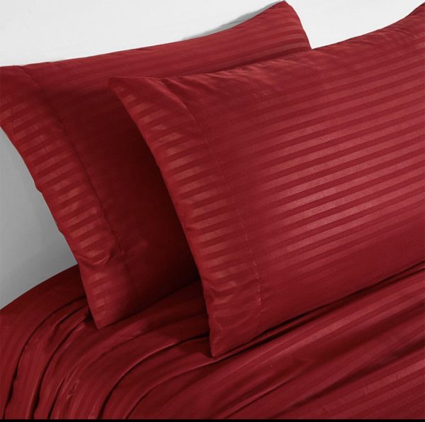 red pillowcase