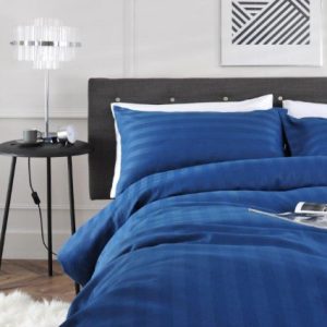 royal blue bed linen