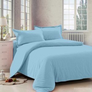 turquoise blue bed linen